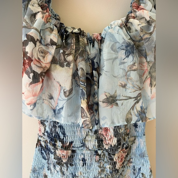 Baltic Born Amalfi Rose Chiffon Maxi Dress 
Size: Medium 
EUC (No Flaws) - Picture 5 of 16